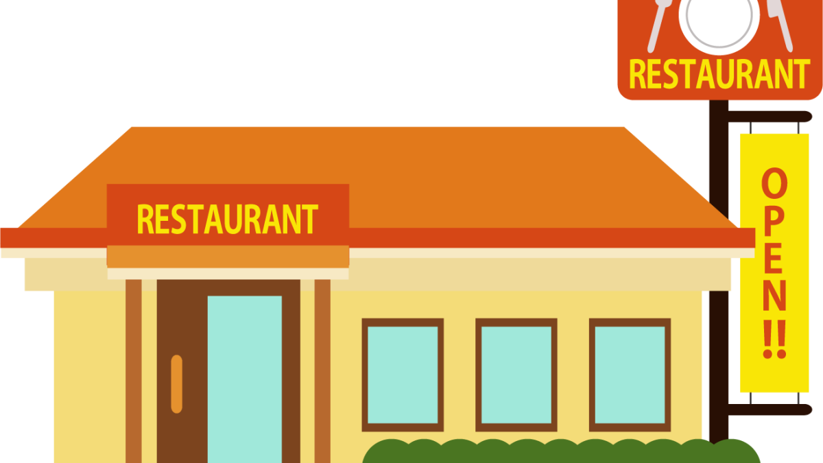 レストランのイラスト